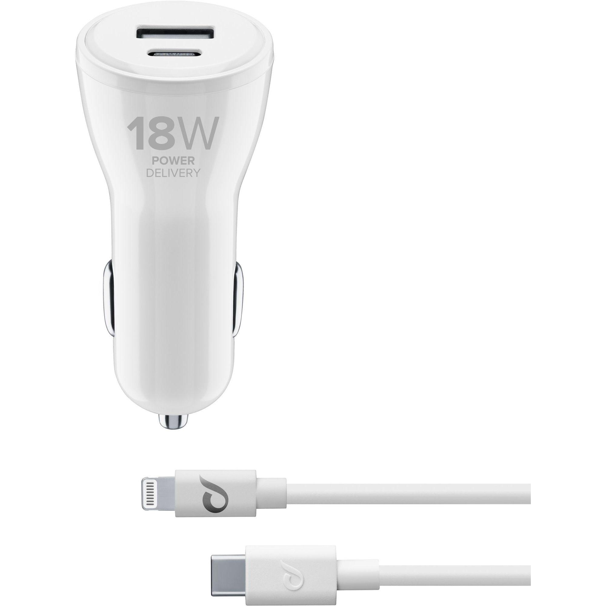Bild von Cellularline CBRIPHKITC2L2PD30 Auto Weiss, Auto Adapter, Weiss