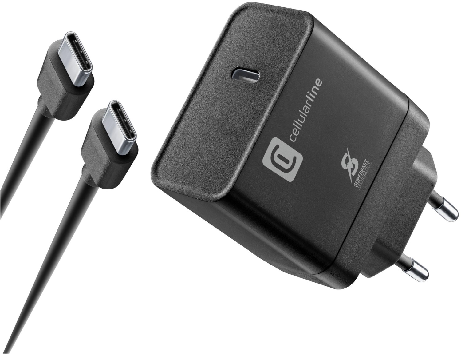 Bild von USB-C Super Fast Charger Kit für Samsung 45W, 1m, Black (60044) Ladegerät mit USB-C Kabel