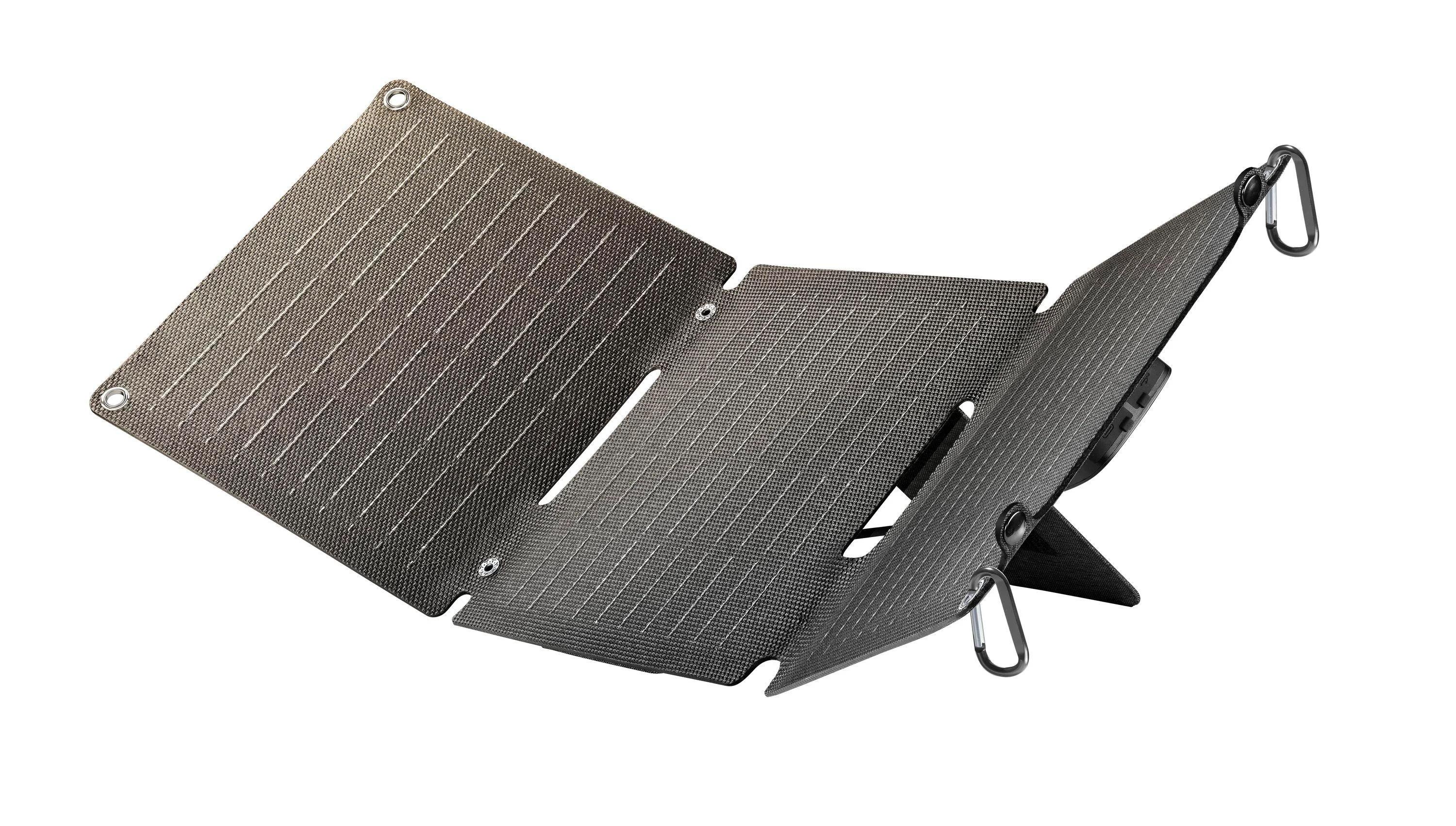 Bild von Cellularline Tragbares Solar-Ladegerät 20W (20 W), USB Ladegerät, Grau