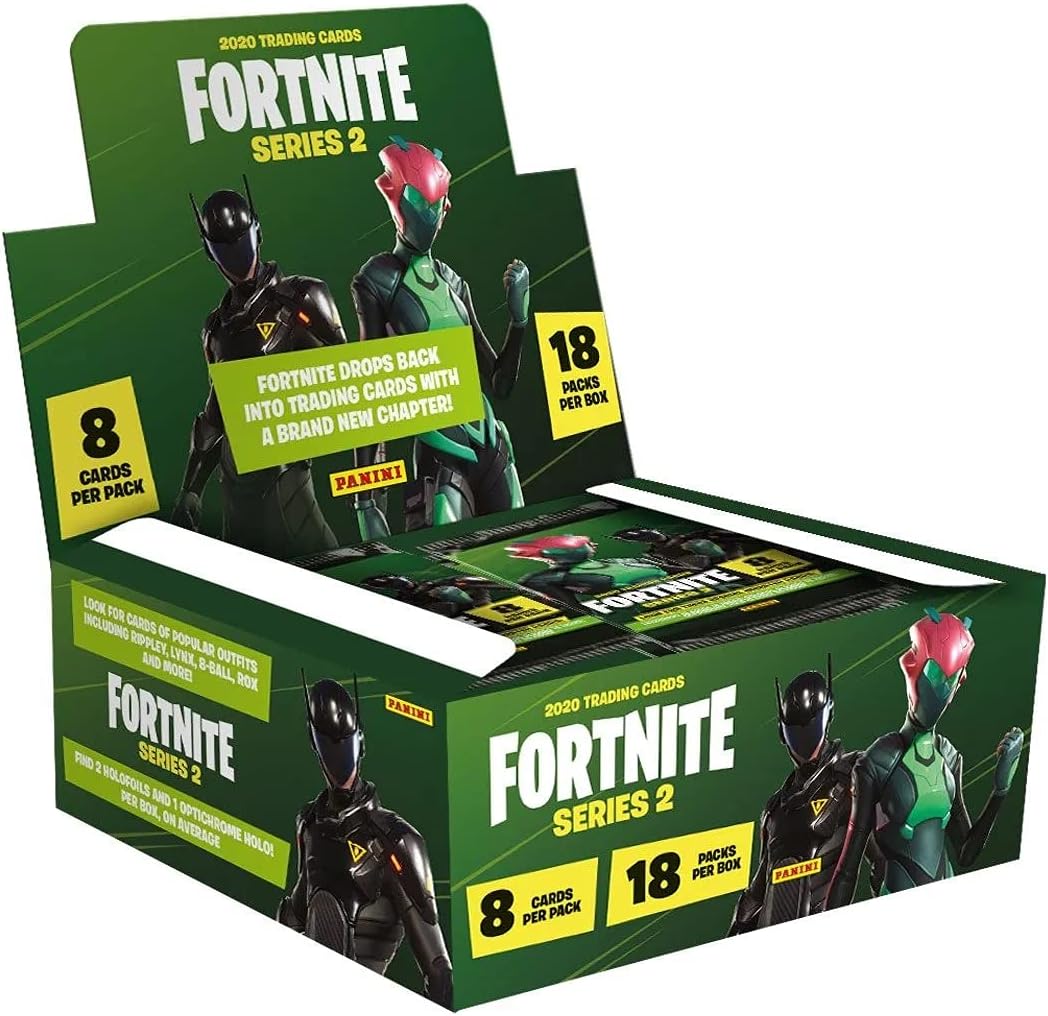 Bild von Panini Sammelkarte Fortnite Trading Card Serie 2 US Booster Display