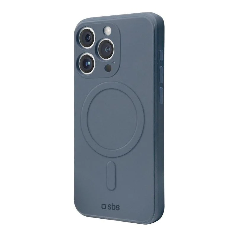 Bild von SBS Instinct Cover mit MagSafe für iPhone 15 Pro blau (Apple iPhone 15 Pro), Smartphone Hülle, Blau