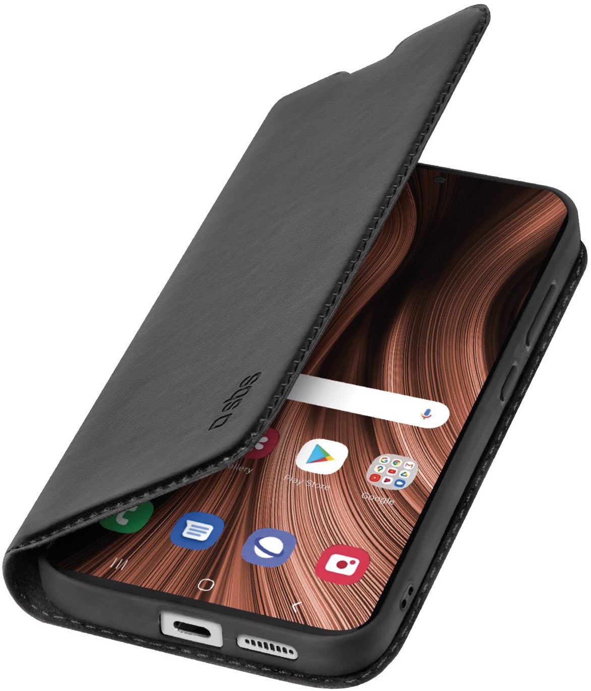 Bild von Bookcase Wallet Lite-Hülle für Xiaomi Redmi Note 13 4G, Schwarz