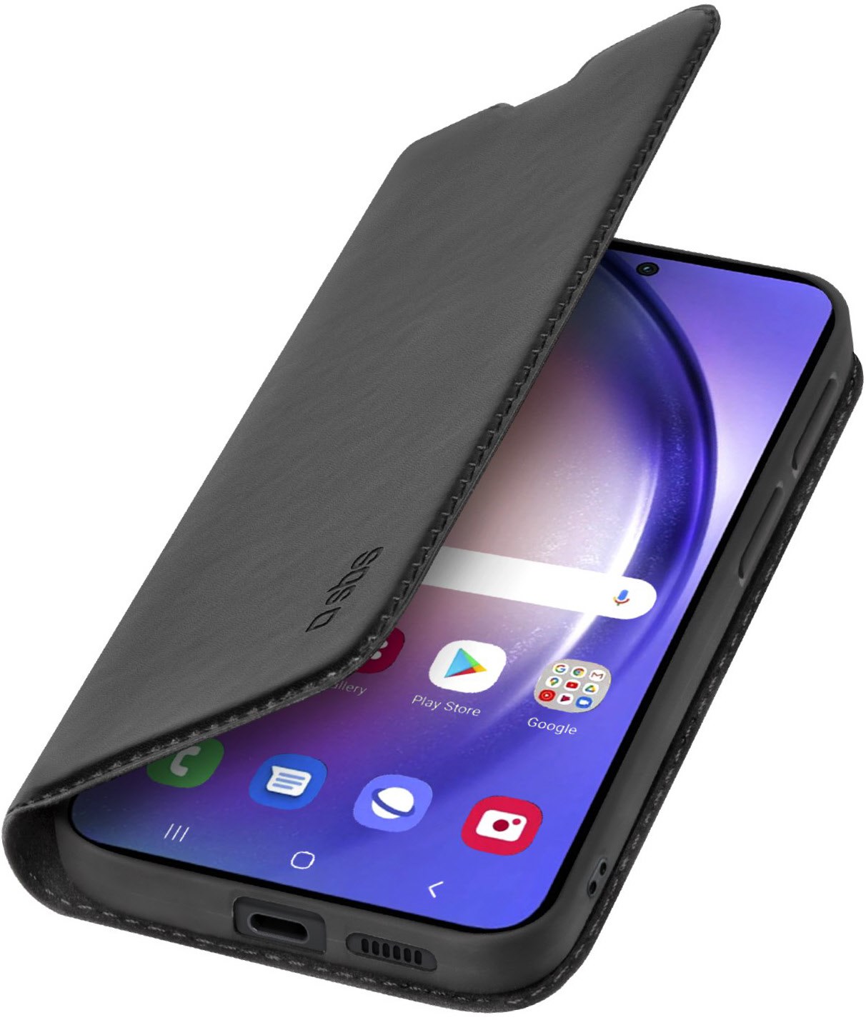 Bild von SBS TEBKLITESAA55K Handy-Schutzhülle 16,8 cm (6.6) Geldbörsenhülle Schwarz (TEBKLITESAA55K)
