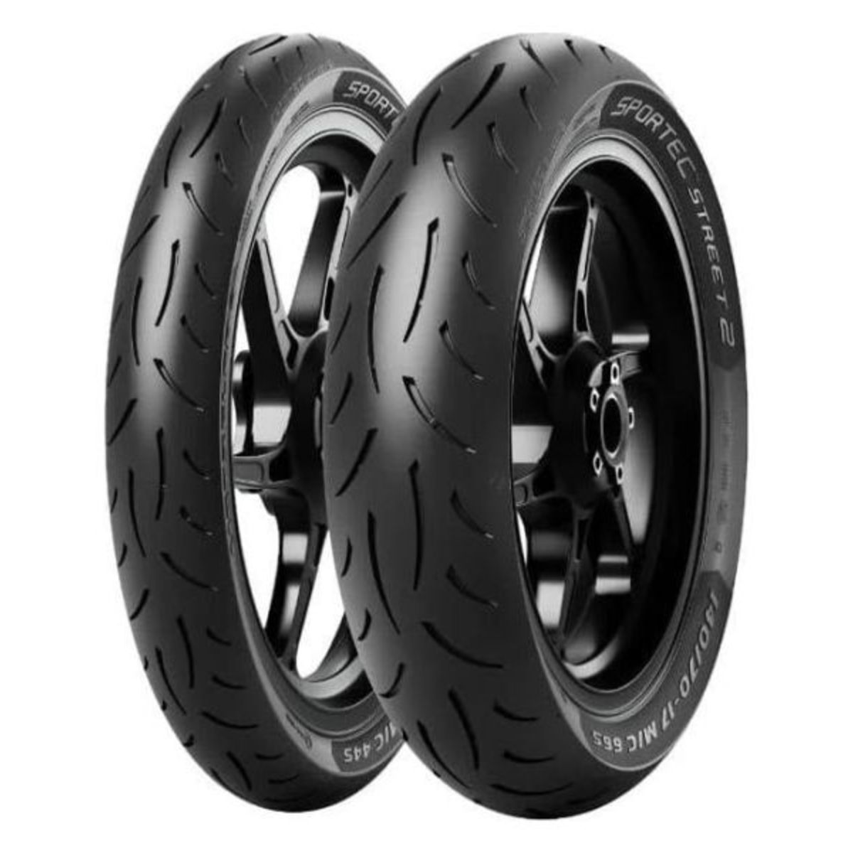 Bild von 'Metzeler Sportec Street 2 ( 70/90-17 TL 38S Hinterrad, M/C, Vorderrad )'