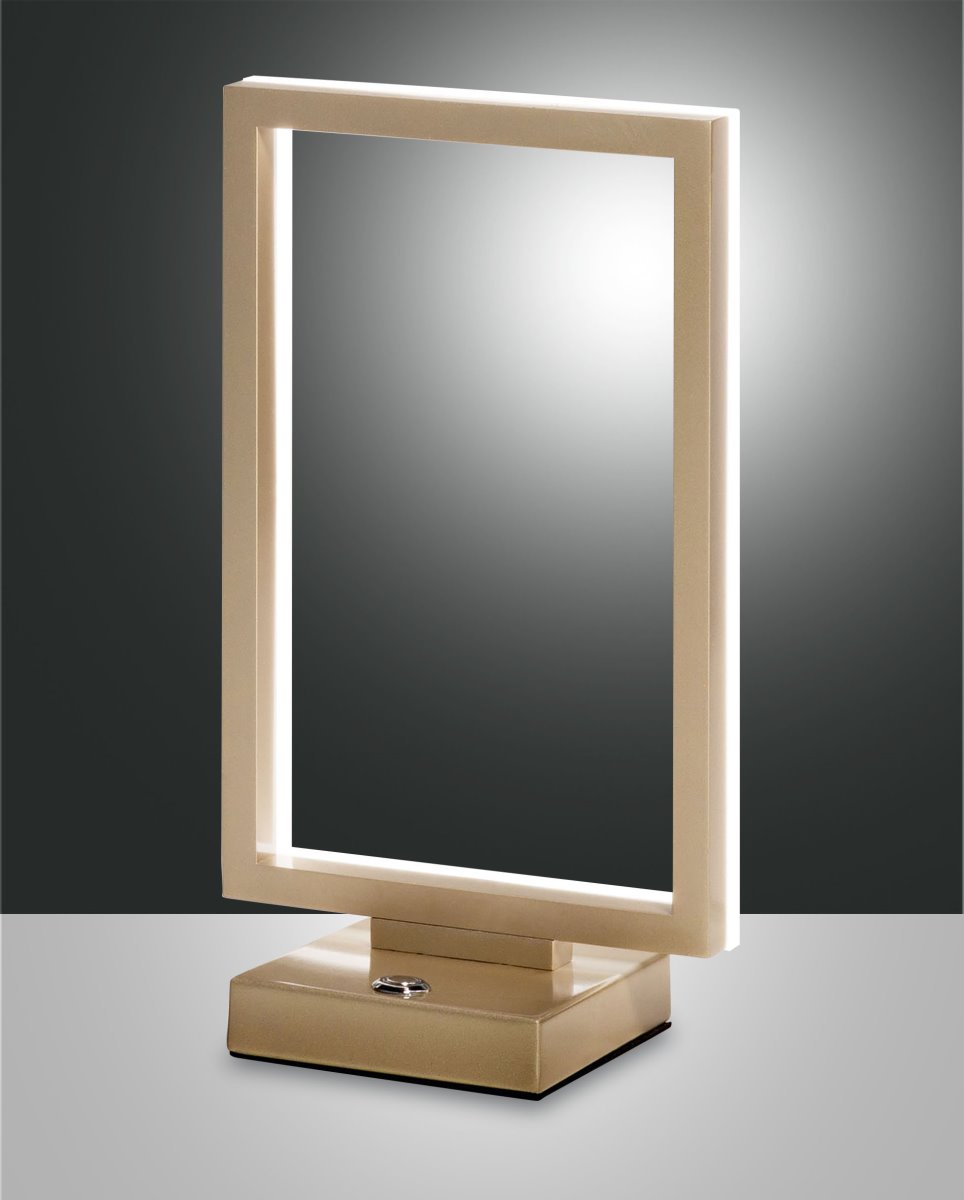 Bild von Fabas Luce LED-Tischleuchte BARD (mit Tastdimmer) gold 3394-30-225