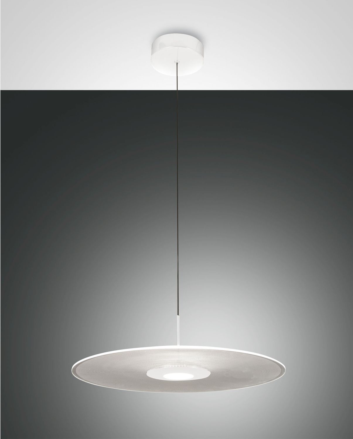 Bild von Fabas Luce LED Pendelleuchte Anemone in Weiß 18W 1500lm weiß