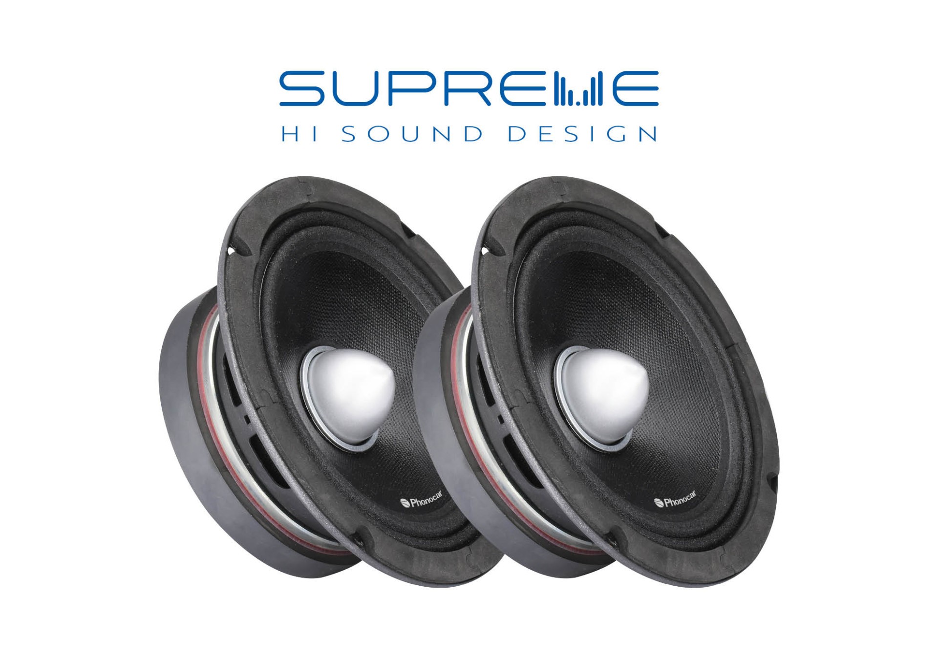Bild von PHONOCAR Industrievertretung Frank Walter Mid-Woofer Supreme Ø 165mm 160W (2Stück) Lautsprecher  02786