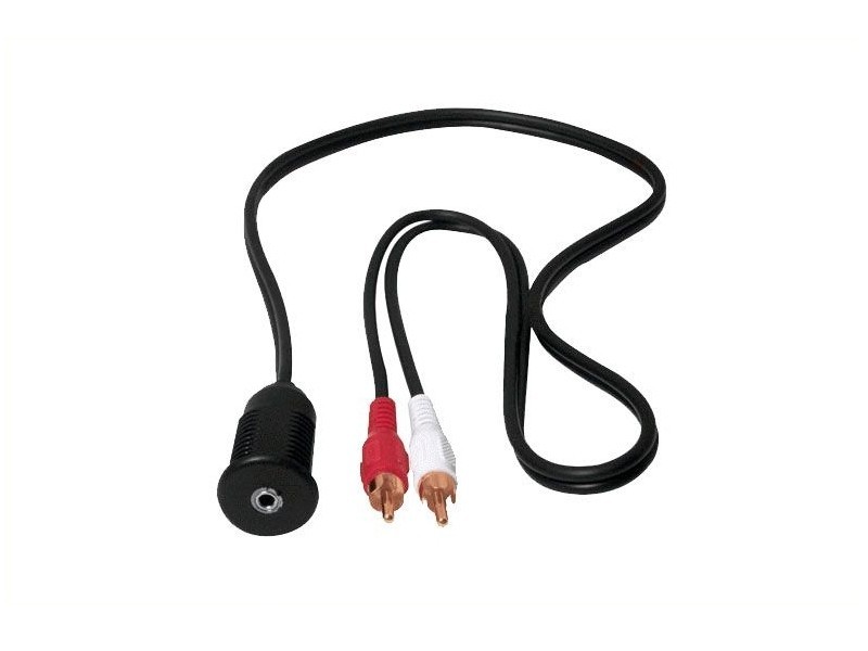 Bild von PHONOCAR Industrievertretung Frank Walter 3,5 Klinke-Öffnung/Eingang für Panel Cinch-Kabel Kabel, Cinch  05911