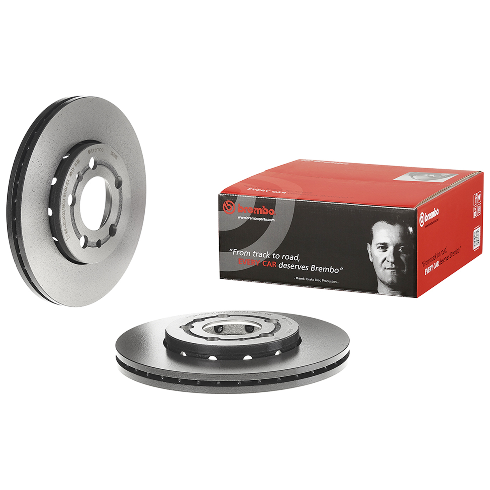 Bild von BREMBO COATED DISC LINE 09.7011.11 Bremsscheibe Bremsscheiben, Scheibenbremsen 256 22 5 innenbelüftet beschichtet hochgekohlt VOLKSWAGEN: Golf 4