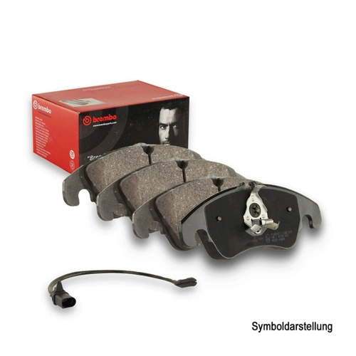 Bild von BREMBO Bremsbelagsatz, Scheibenbremse - P 37 005