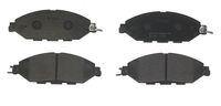 Bild von BREMBO Bremsbelagsatz, Scheibenbremse vorne rechts links ohne Zubehör für INFINITI NISSAN (DFAC) D10603JA0B D10605BC0A P 56 103