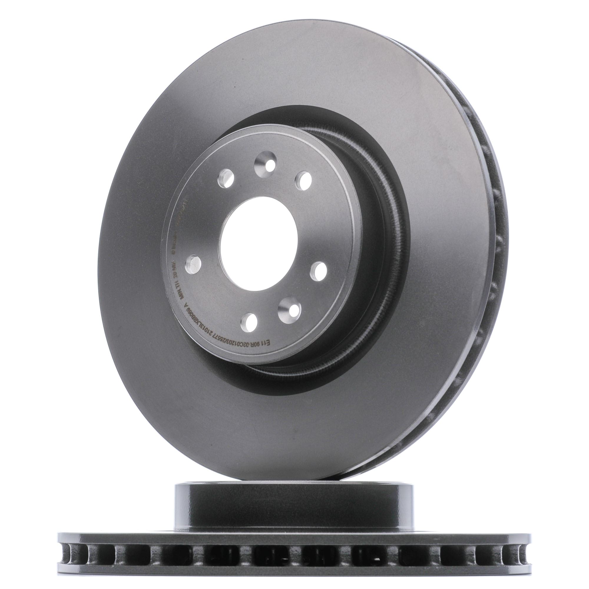 Bild von BREMBO COATED DISC LINE 09.A752.11 Bremsscheibe Bremsscheiben, Scheibenbremsen 340 28 5 innenbelüftet beschichtet hochgekohlt RENAULT: MEGANE 3 Coupe