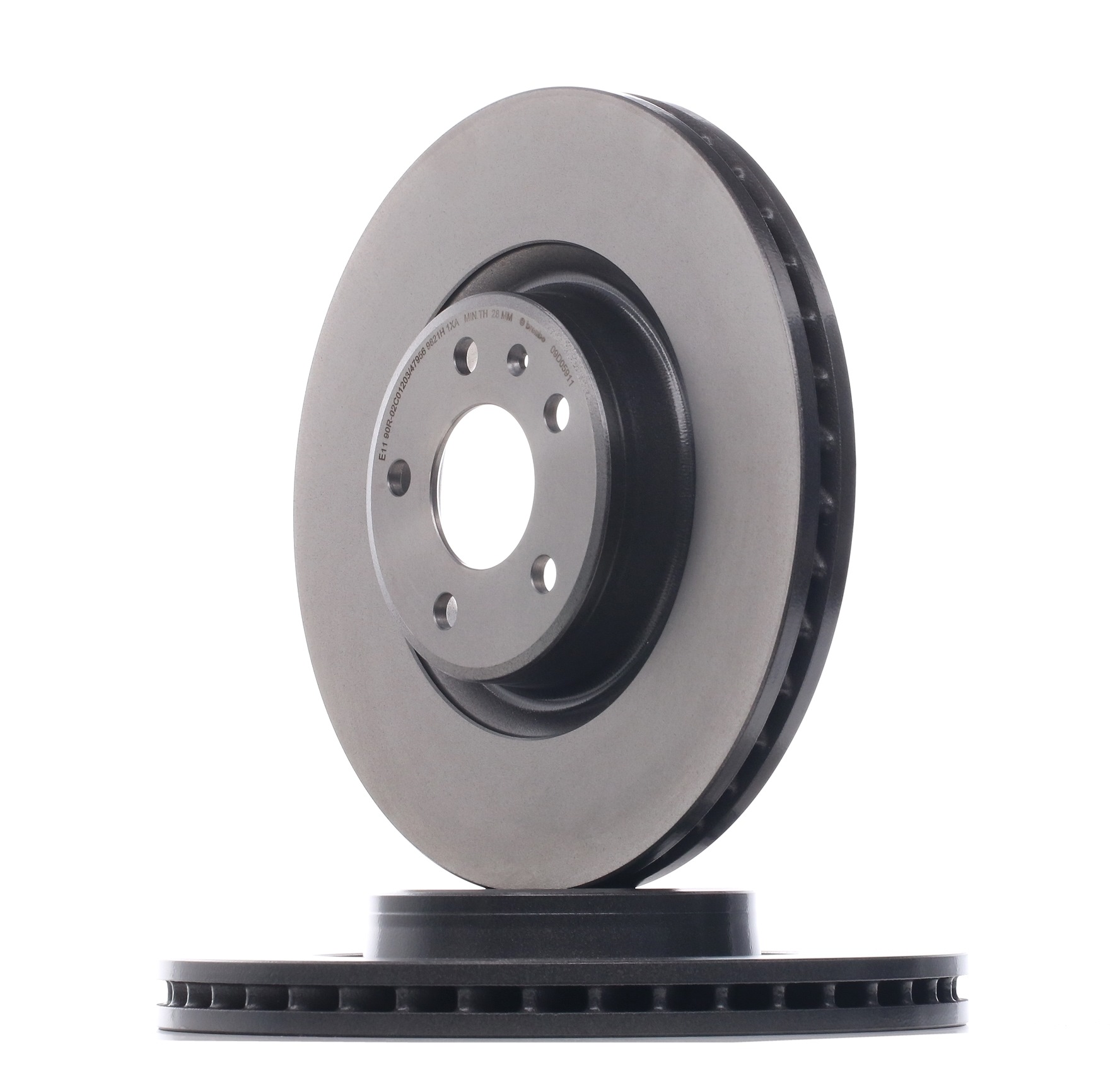 Bild von BREMBO Bremsscheibe PRIME LINE - UV Coated innenbelüftet 09.D059.11 Bremsscheiben,Scheibenbremsen AUDI,A4 B9 Avant (8W5, 8WD),A5 Sportback (F5A)