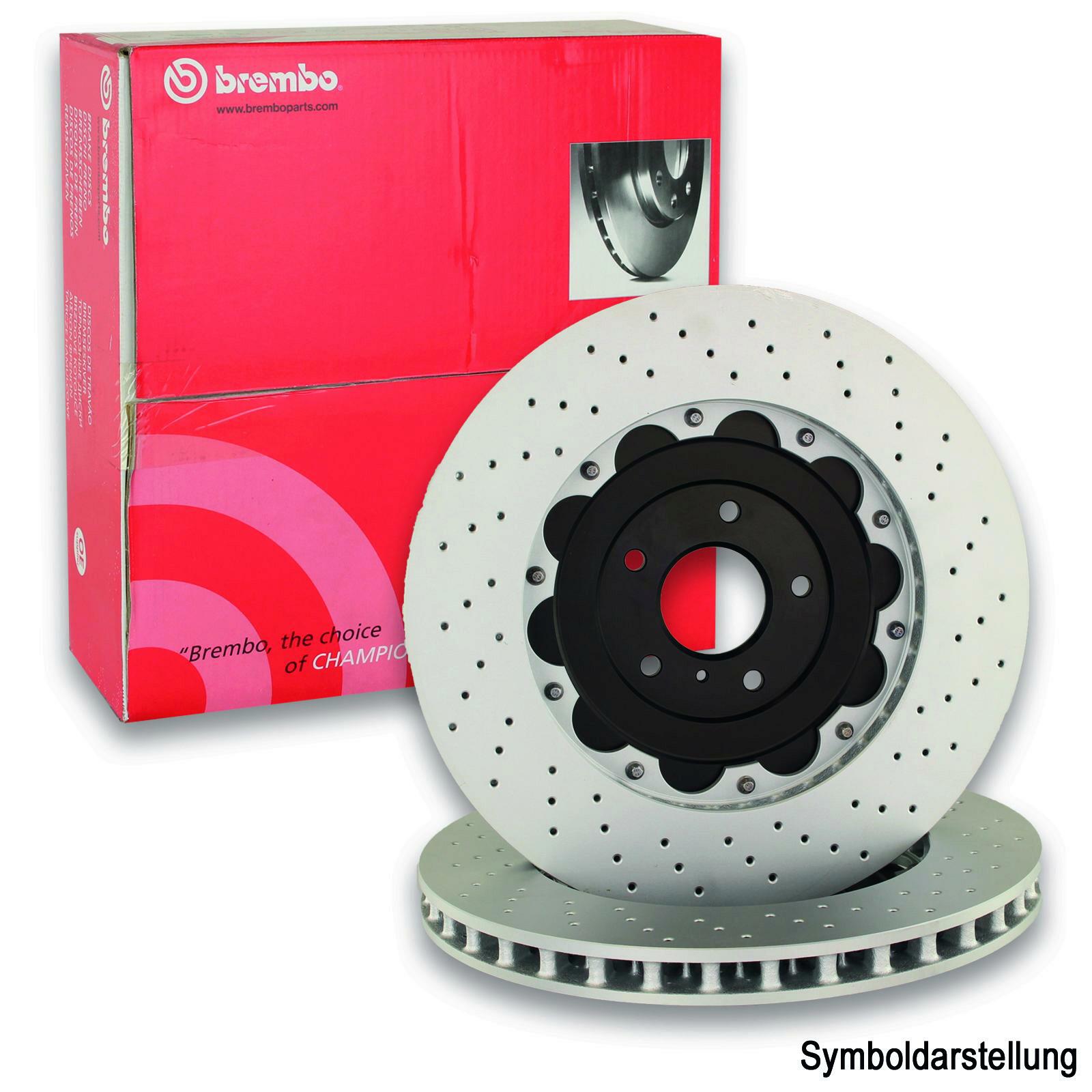 Bild von BREMBO Bremsscheibe FORD: Ranger Mk3 32mm 6 gelocht/innenbel. beschichtet hochgekohlt 09.C424.1X 1742318,1763037,AB311125AA,AB311125AB,AB311125AC