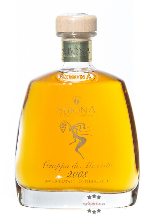 Bild von Sibona RISERVA SPECIALE Grappa di Moscato MILLESIMATA 44% Vol. 0,7l in Holzkiste