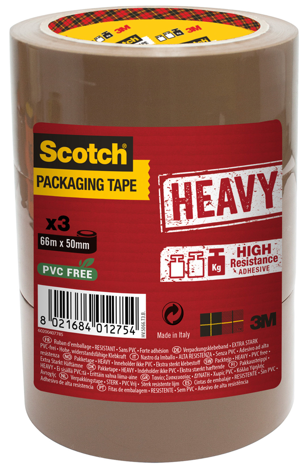 Bild von 3M HV5066TB Klebeband Für die Nutzung im Innenbereich geeignet 66 m Braun (HV5066TB)