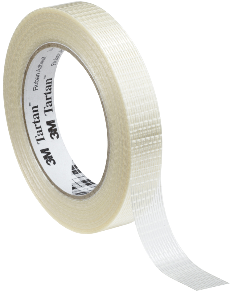 Bild von 3M Tartan Filament-Klebeband Standard 8954 , 50 mm x 50 m, Transparent (18-er Pack)