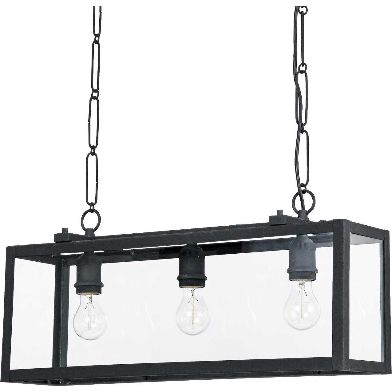 Bild von Ideal lux, Pendelleuchte, IGOR Pendelleuchte E27 3-fach dimmbar Schwarz 092881 (E27)