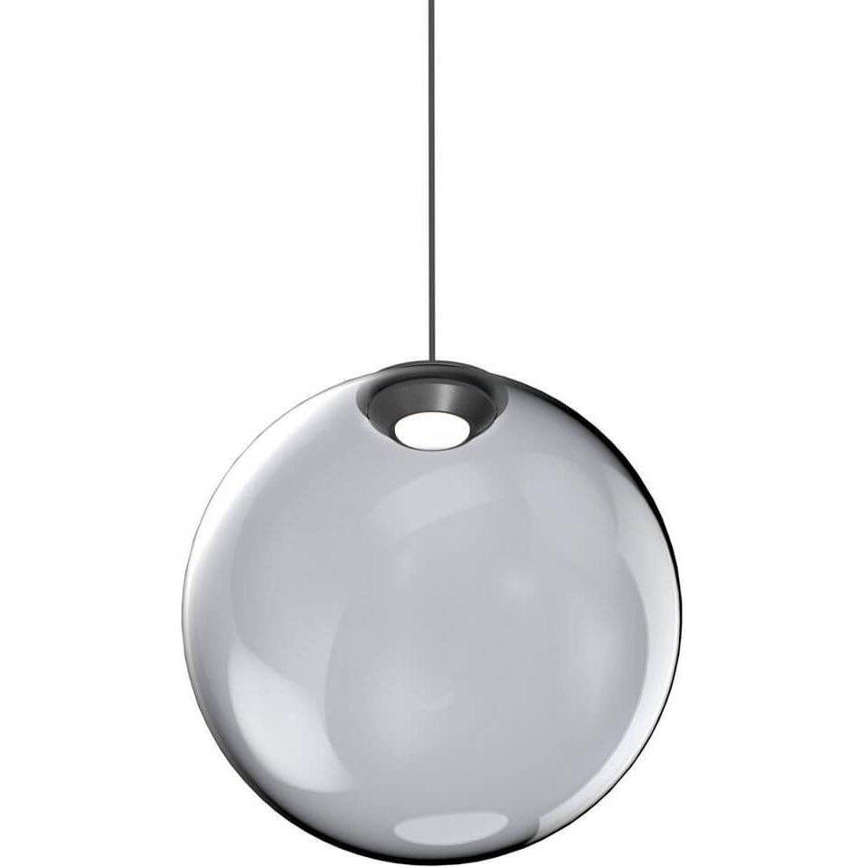 Bild von Ideal lux, Pendelleuchte, RUBBER LED Pendelleuchte 4W ⌀80mm Schwarz warmweiss 327372 (400 lm)