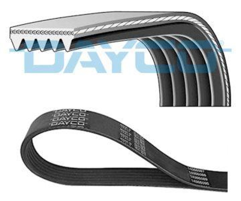 Bild von DAYCO 5PK628EE Keilrippenriemen Rippenriemen 628,0 5 VOLVO: XC70 II Estate, XC60 I, V60 I, FORD: S-Max Mk1