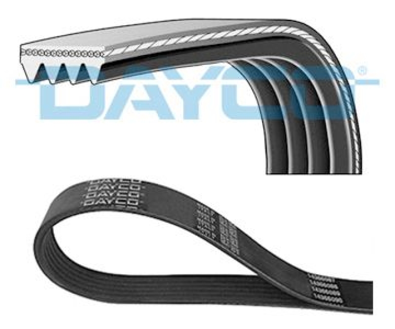 Bild von DAYCO 4PK860 Keilrippenriemen Rippenriemen 860,0 4 BMW: 5 Touring, 5 Saloon, 3 Touring, TOYOTA: Hiace 4 Bus, Land Cruiser Prado 90