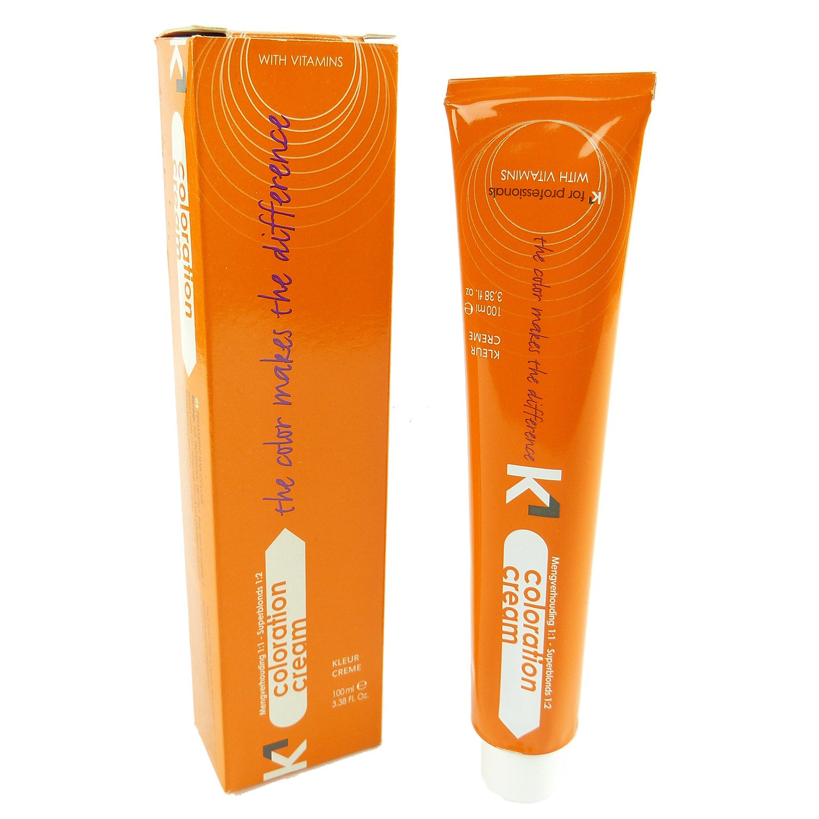Bild von K1 Coloration Cream 100ml Haar Farbe Permanent Creme - viele Nuancen verfügbar - 09/44 Very Light Intense Copper Blonde