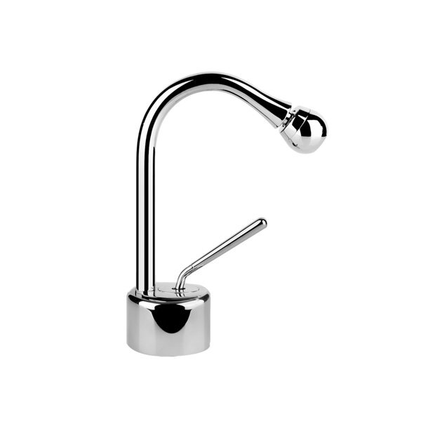 Bild von Gessi Goccia Bidet-Einhebelmischer, ohne Ablaufgarnitur, Anschluss-Schläuche 3/8, Auslauf um 360 schwenkbar, 33607, Farbe: Weiß CN