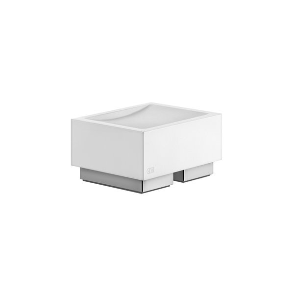 Bild von Gessi Rettangolo Accessoires Seifenhalter Standversion, Schale weiß, 20825, Farbe: Kupfer PVD