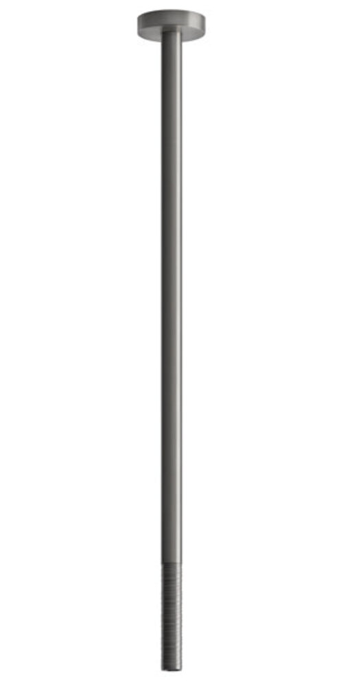 Bild von Gessi 316 Trame Waschtisch-Deckenauslauf 1/2, kombinierbar mit Einhebelmischer oder Sensor, Länge 1600 mm, 54399, Farbe: Warm Bronze gebürstet PVD