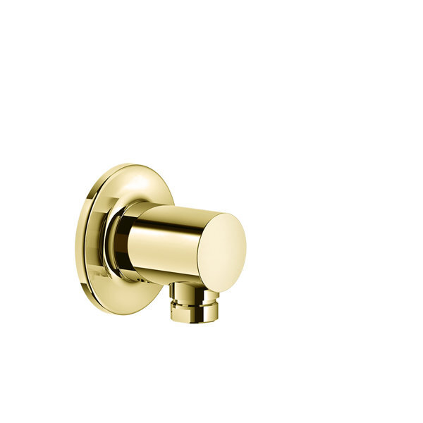 Bild von Gessi Inciso Wandanschlussbogen 1/2, ohne Halterung, 58169, Farbe: Gold PVD