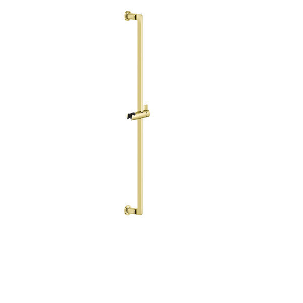 Bild von Gessi Inciso Brausestange, Brausehalter ist seitlich nicht verdrehbar, nur Höhenverstellung, 58144, Farbe: Gold PVD