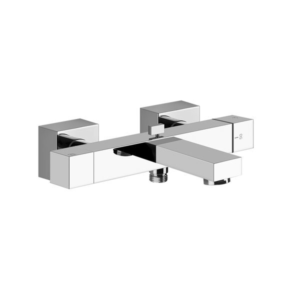 Bild von Gessi Rettangolo K, Wannen Thermostat Aufputz Montage, automatische Umstellung Wanne/Brause, 20111, Farbe: Kupfer PVD