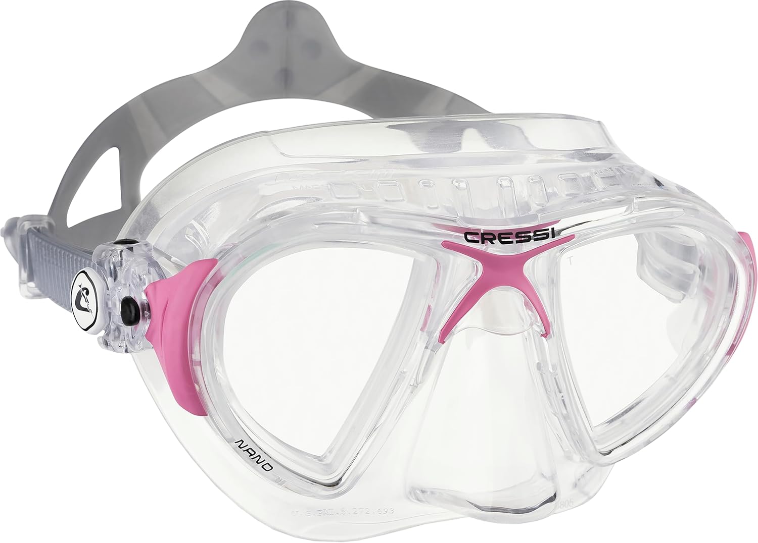 Bild von Cressi Nano Taucherbrille, Transparent/Rosa, Uni