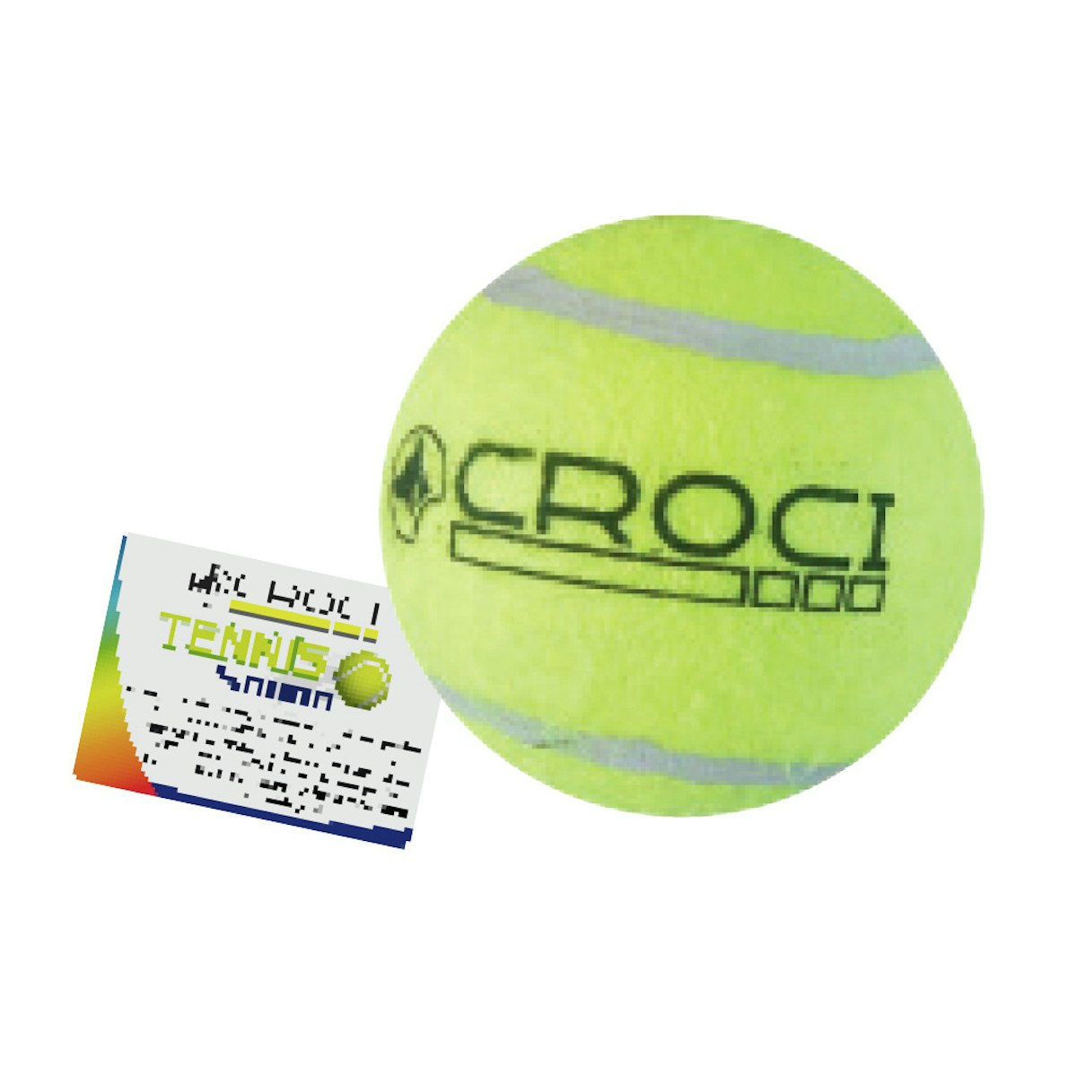 Bild von CROCI Tennisball Sound 6,5cm Hundespielzeug