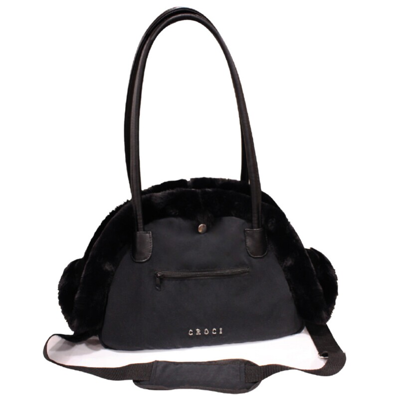 Bild von Croci Fell-Hundetasche 2 in 1