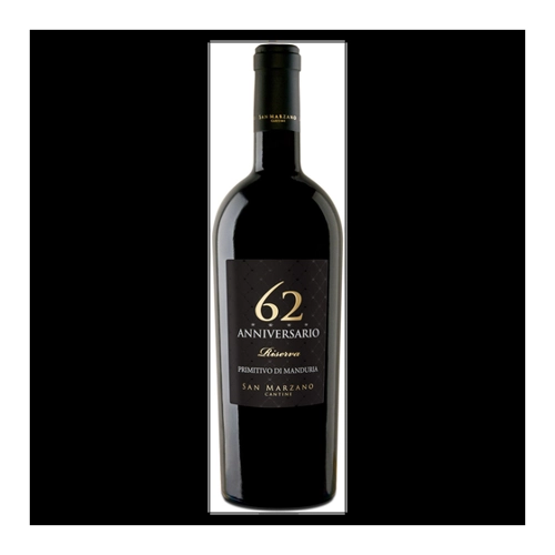 Bild von Anniversario 62 Primitivo di Manduria Riserva 2018, Apulien, Halbtrocken