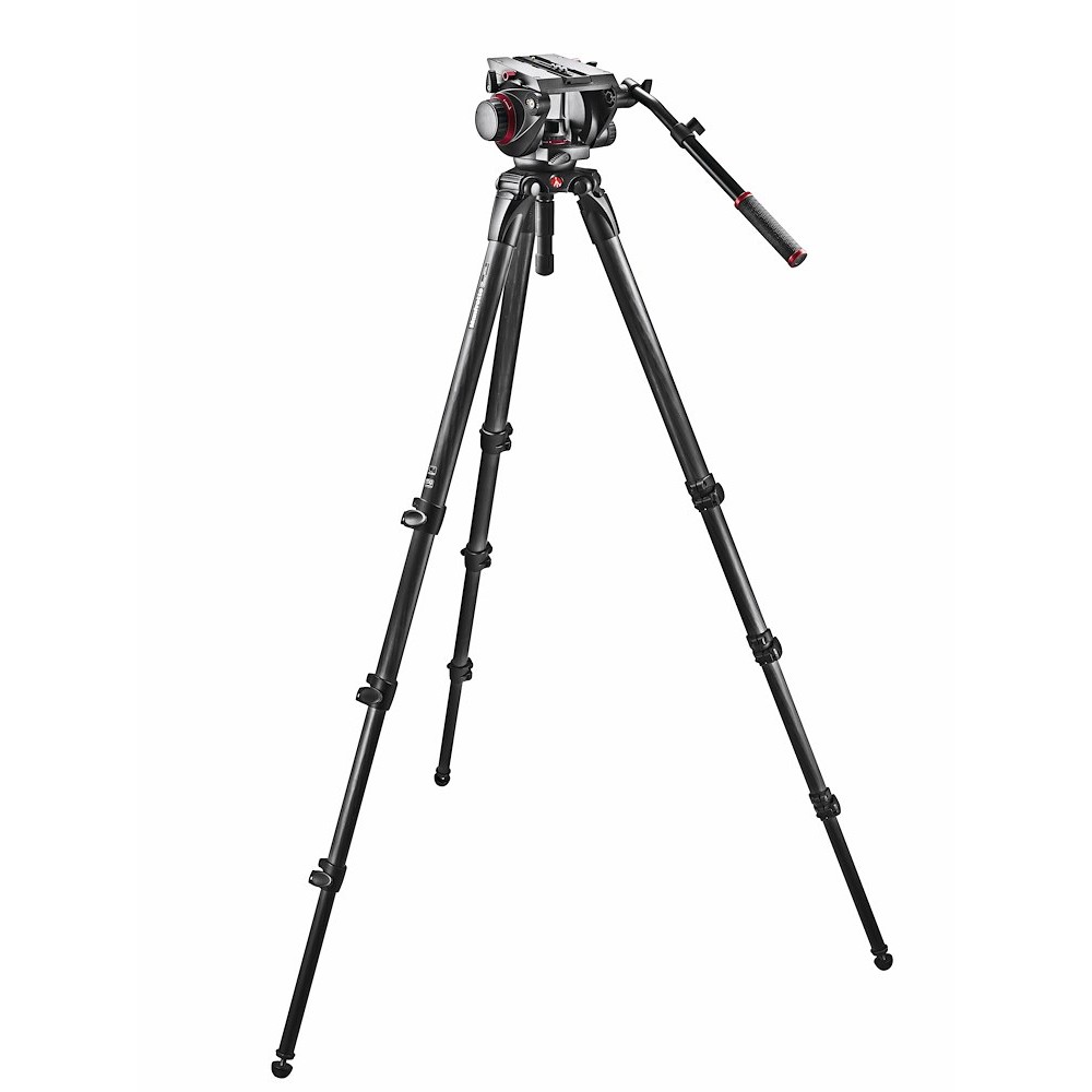 Bild von Manfrotto Stativ-Kit in Einrohrausführung mit Pro Fluid-Video-Neiger