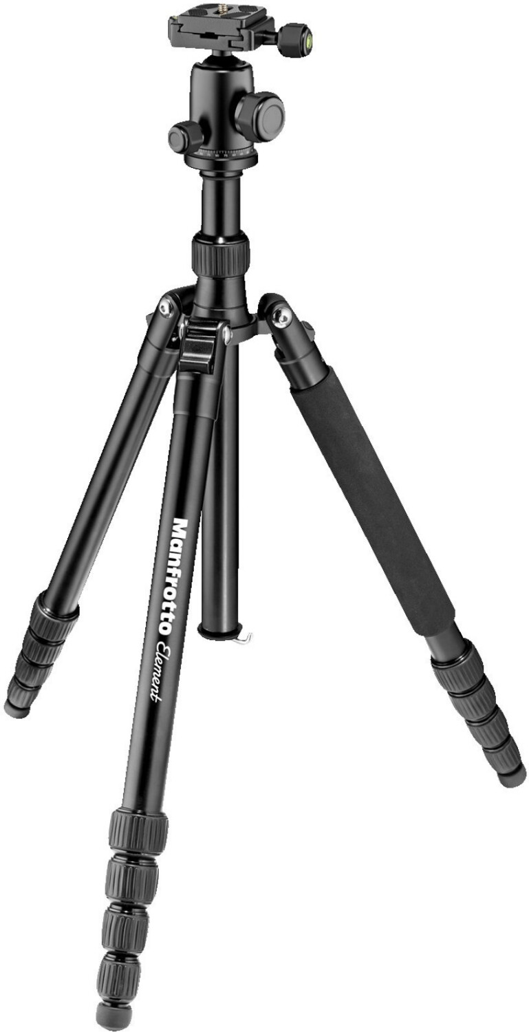 Bild von Manfrotto Kleines Element Traveller Alu Stativ mit Kugelkopf, schwarz