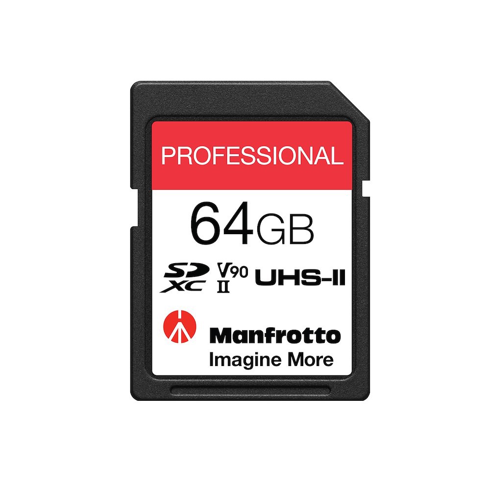 Bild von Manfrotto Pro SDXC-Speicherkarte mit 64GB, UHS-II, V90, U3