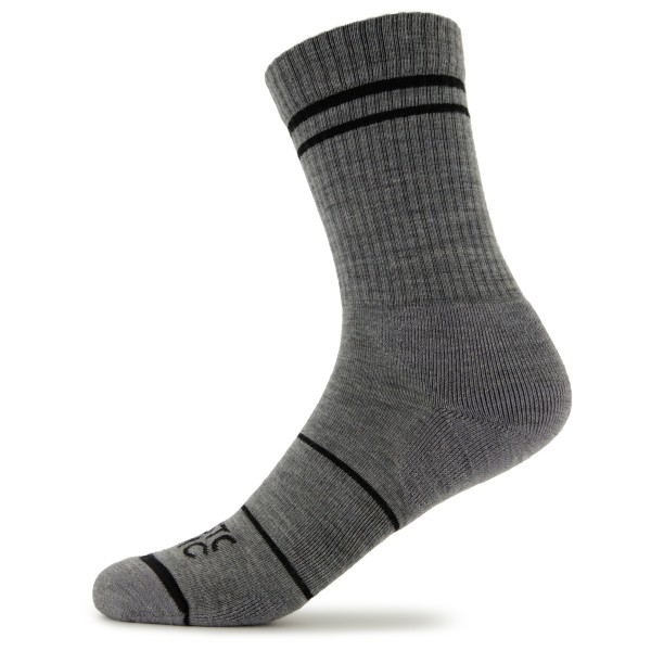 Bild von Stoic - Merino Crew Tech Rib Stripes Socks - Multifunktionssocken Gr 39-41 grau