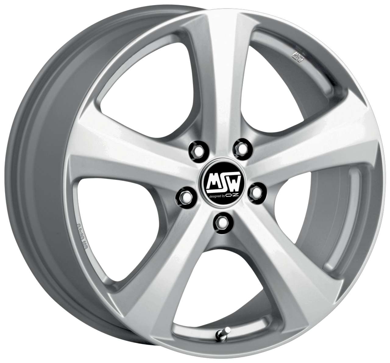 Bild von MSW (OZ) MSW 19 full silver 8.0Jx17 5x120 ET40