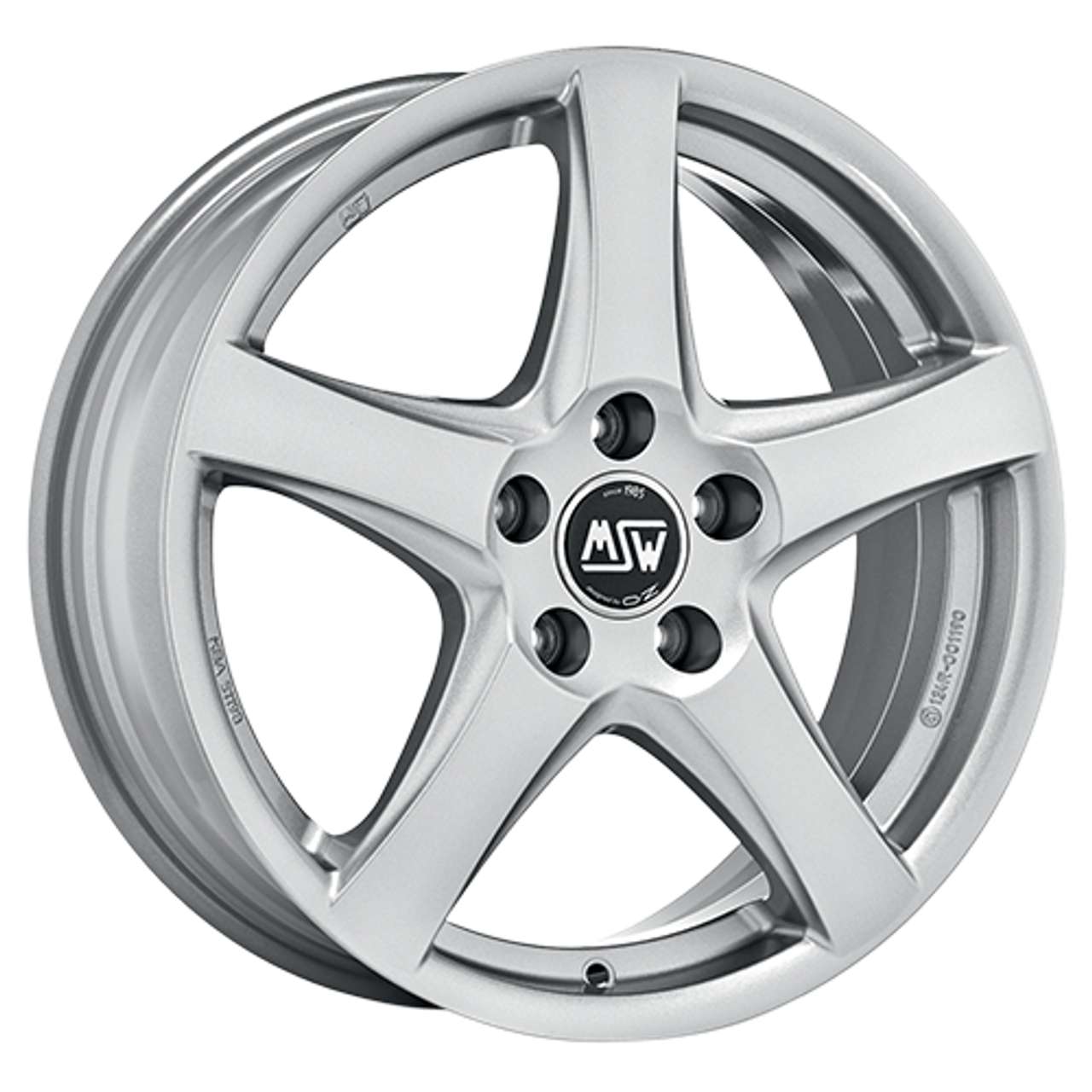 Bild von MSW (OZ) MSW 78 full silver 6.5Jx17 5x108 ET50