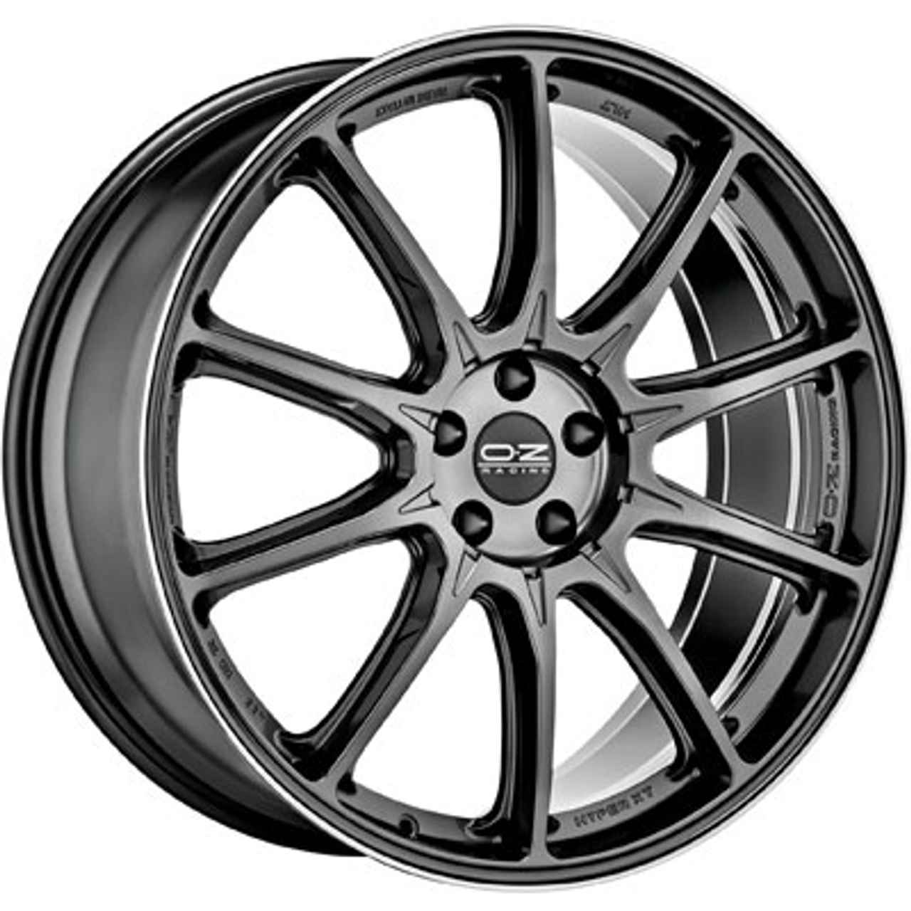 Bild von OZ HYPER XT HLT star graphit diamond lip 10.0Jx22 5x112 ET30