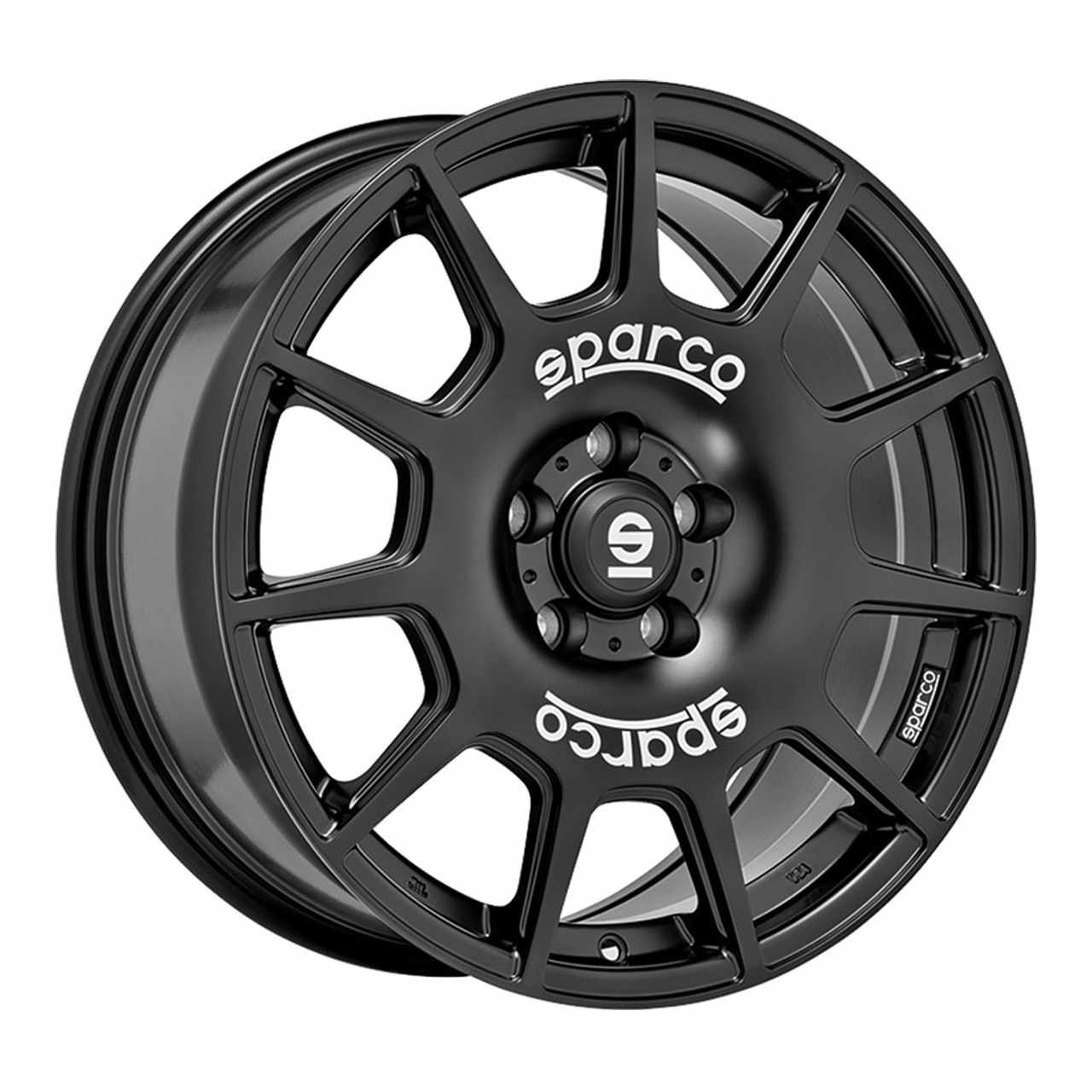 Bild von SPARCO SPARCO TERRA matt black + white lettering 8.0Jx18 5x100 ET35