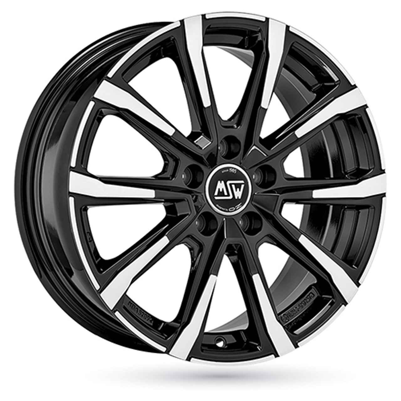 Bild von MSW (OZ) MSW 79 gloss black full polished 6.5Jx16 5x112 ET41