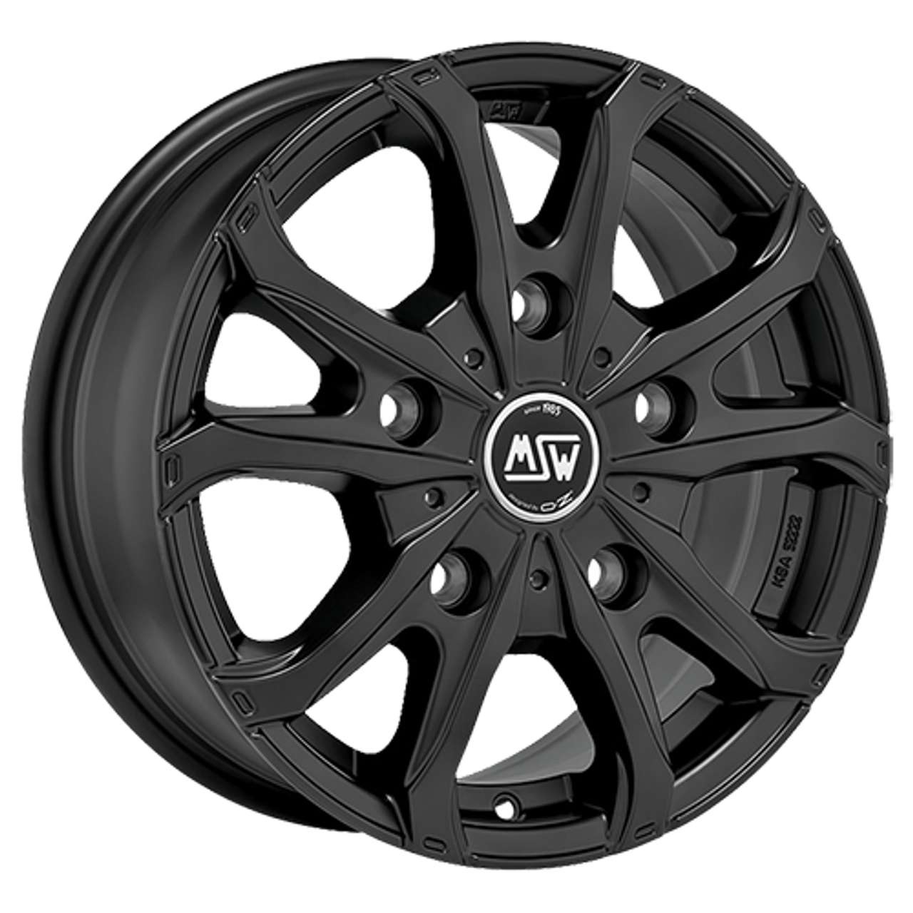 Bild von MSW (OZ) MSW 48 VAN 5H matt black 7.0Jx17 5x160 ET55