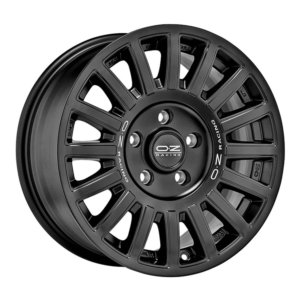 Bild von OZ RALLY RAID matt black + silver lettering 8.5Jx18 5x150 ET30