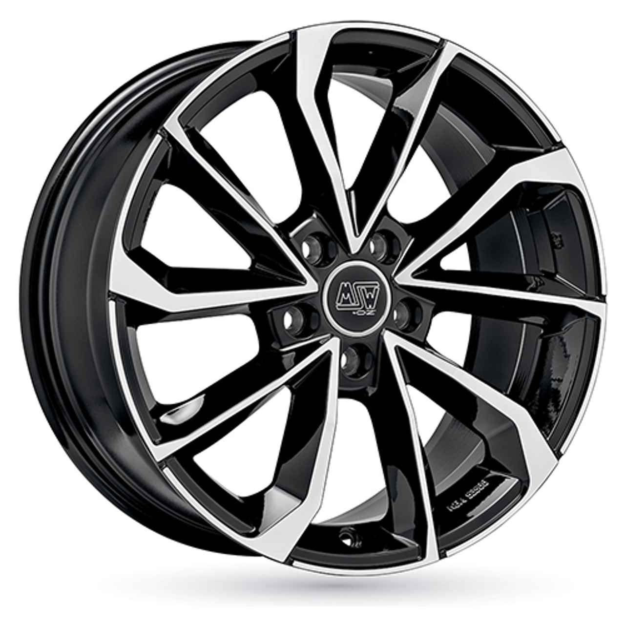 Bild von MSW (OZ) MSW 42 gloss black full polished 7.5Jx17 5x108 ET45