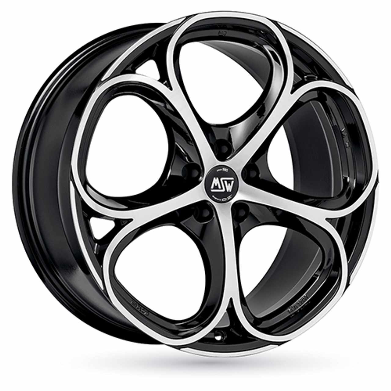 Bild von MSW (OZ) MSW 82 gloss black full polished 9.0Jx20 5x110 ET31