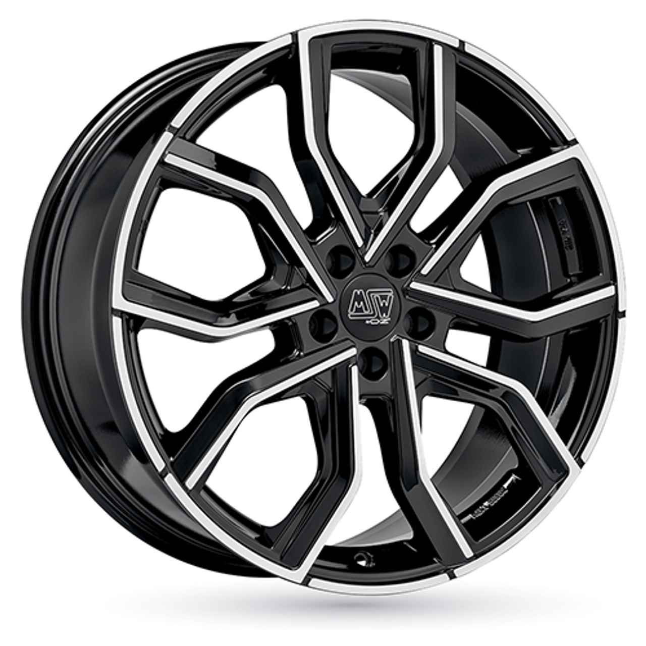 Bild von MSW (OZ) MSW 41 gloss black full polished 8.0Jx19 5x112 ET34